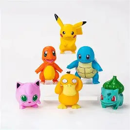Pokemon 6 Character Set - 6-8cm Action Figure