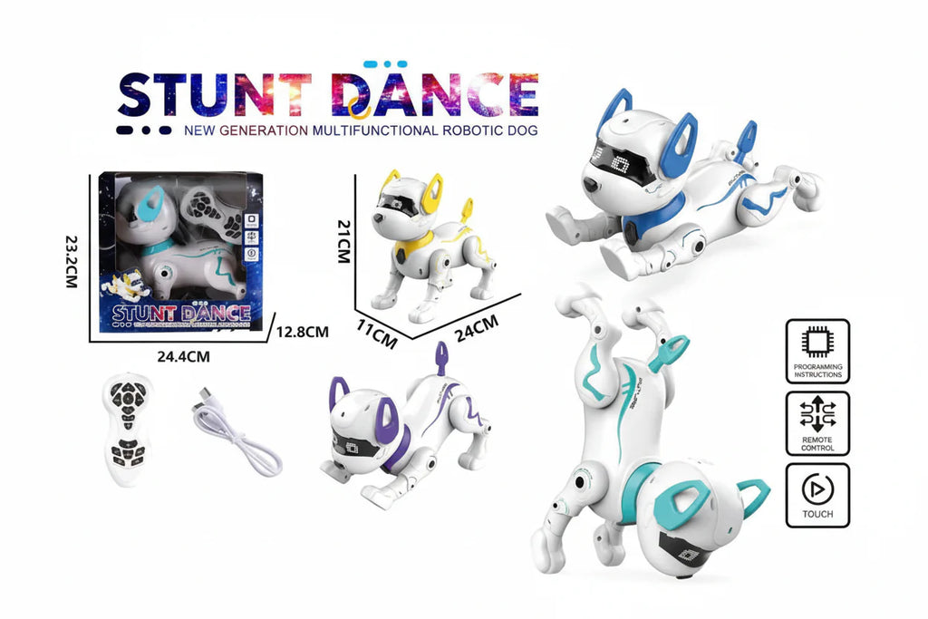 Ai Rc Robot Smart Stunt Dancing Dog Pet Intelligent Programmable Robot Dog