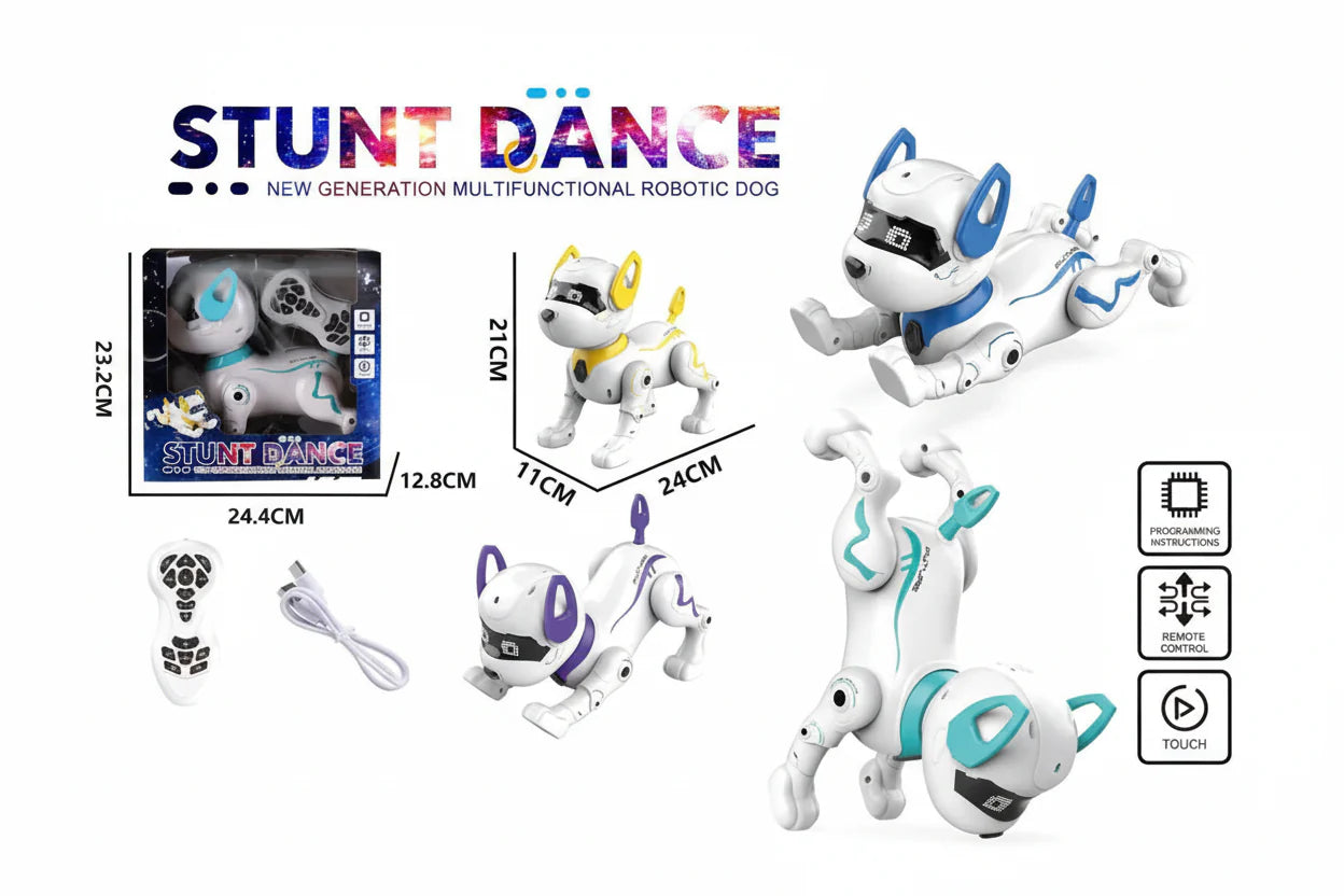 Ai Rc Robot Smart Stunt Dancing Dog Pet Intelligent Programmable Robot Dog