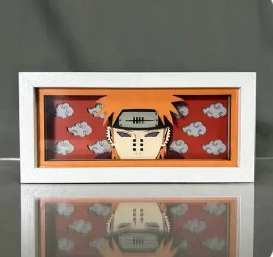 Naruto Series : Naruto’s Pain LED Shadow Box Art with Remote