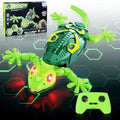 RC Gecko Crawling along Walls and Ceilings with Luminous LED Eyes, Remote Control, Realistic Movements 4+ years