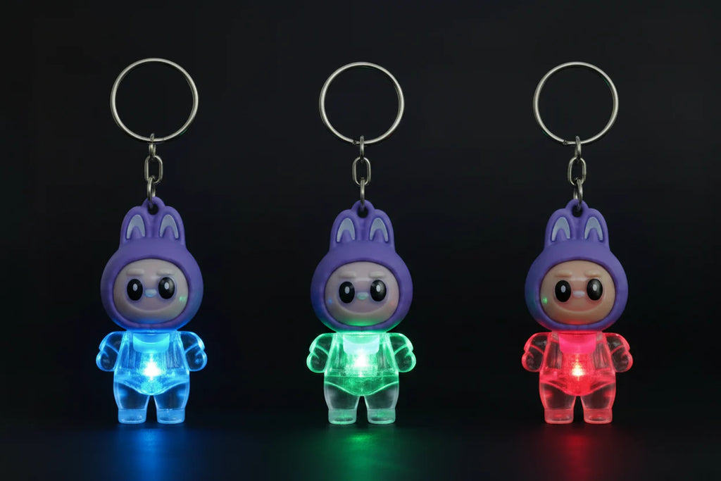 Labubu Glow Buddies Keychain Pack of 3