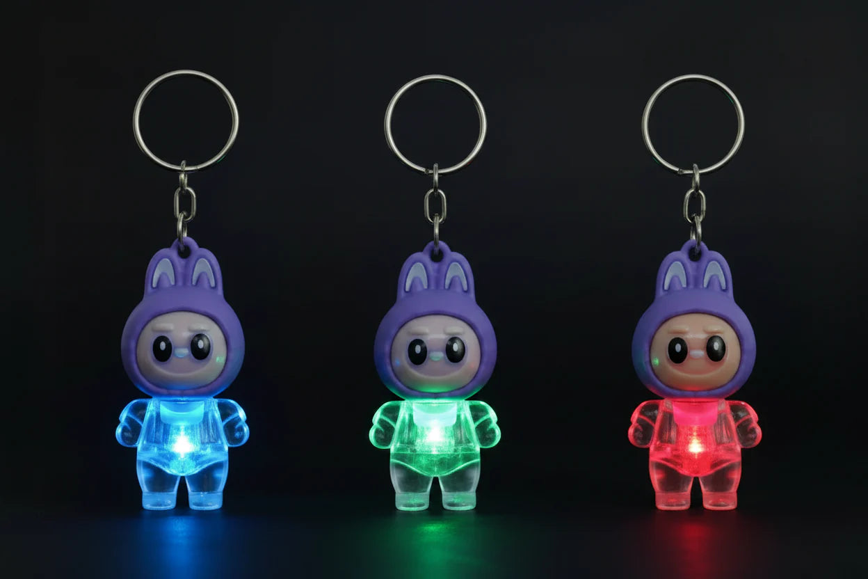 Labubu Glow Buddies Keychain Pack of 3