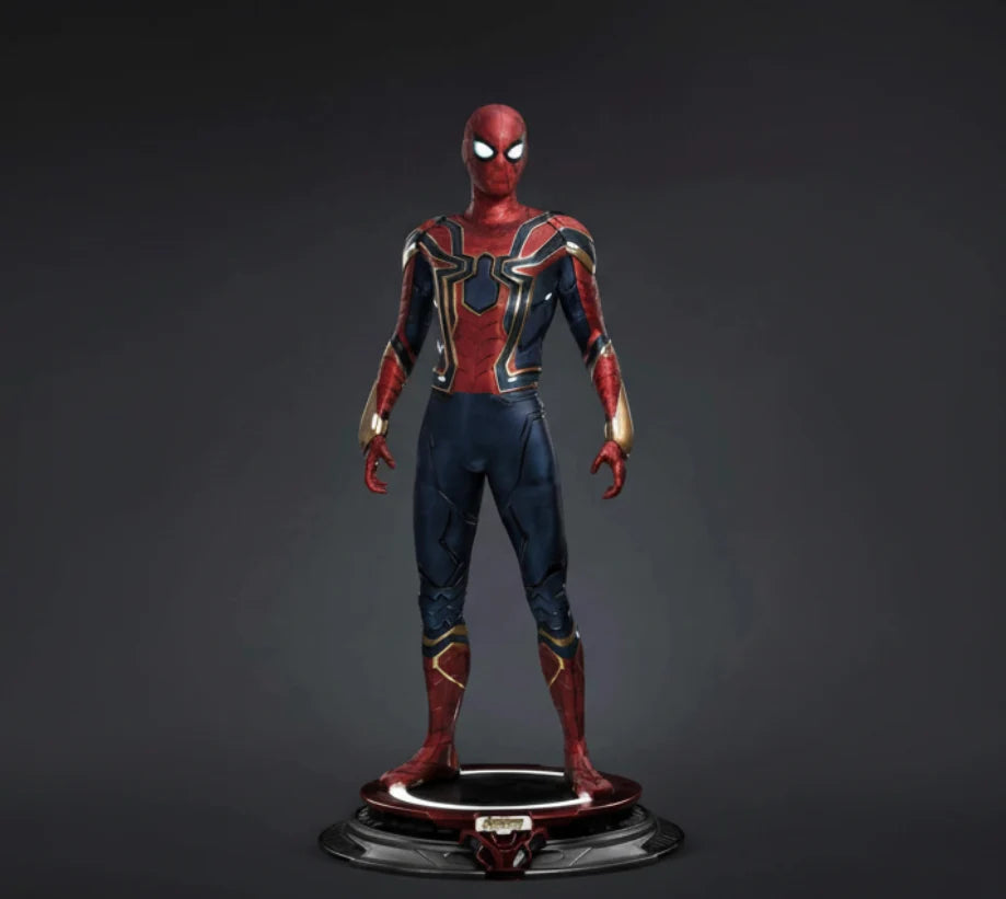 Spider Man Life Size Statue Neon Light Special Figure (Around 6.5 Ft size)