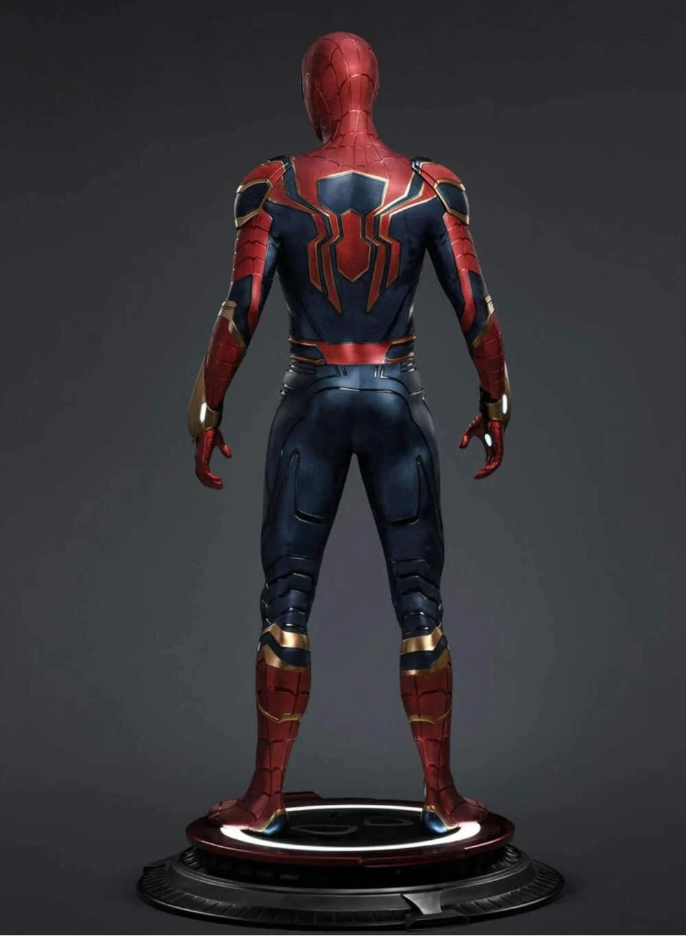 Spider Man Life Size Statue Neon Light Special Figure (Around 6.5 Ft size)