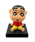 Shinchan Sitting Red 10cm Action Figure