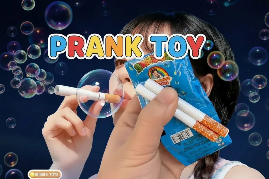 Vintage Pocket Bubble Blowing Prank Toy