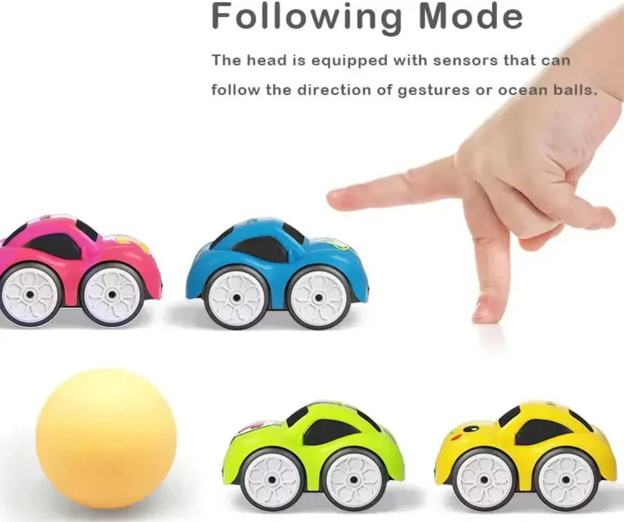 RC Magic Induction Intelligence Sensor Mini Car with Follow Me, Line Tracking, 5 Smart Modes, Music, Line Following Car