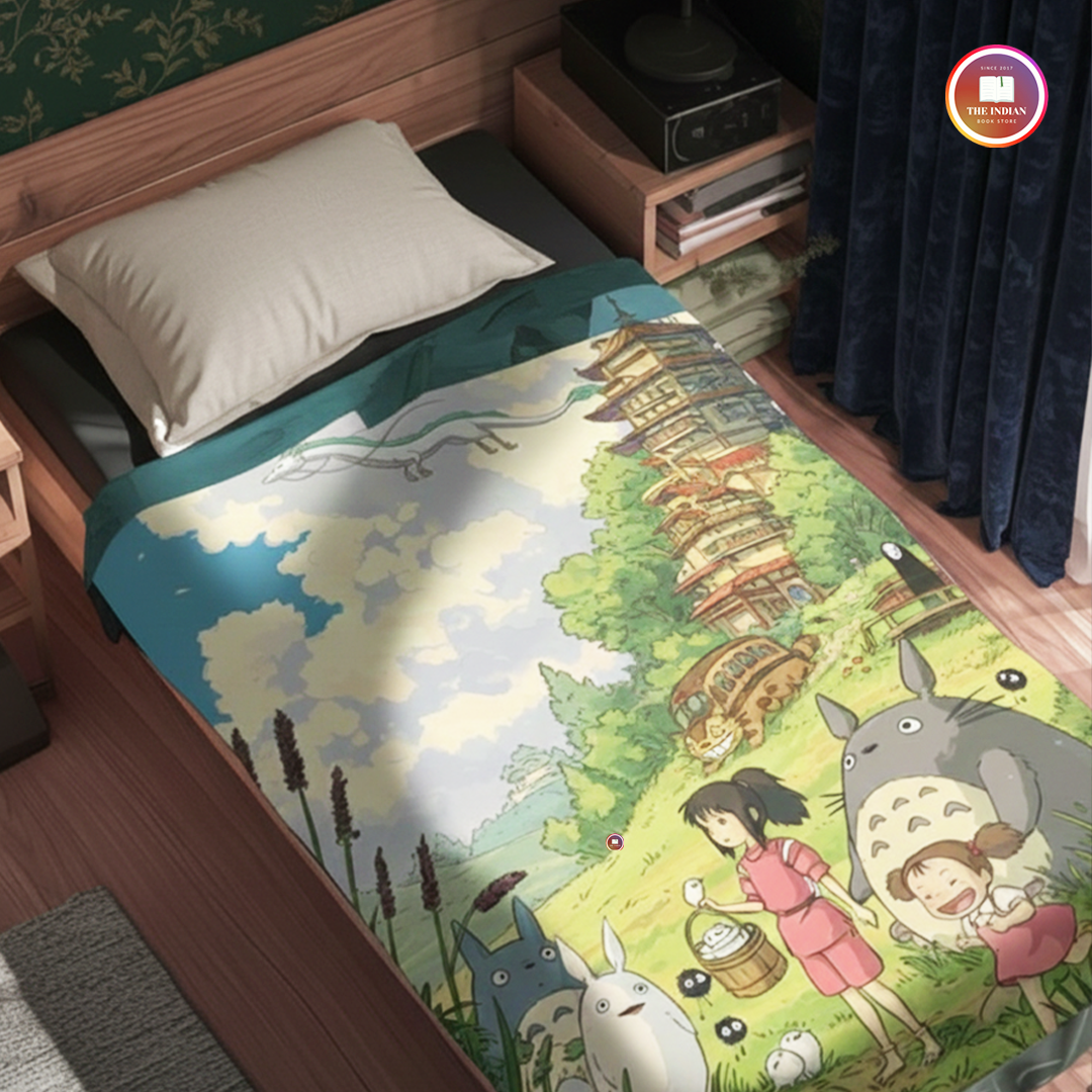 Totoro Anime Tapestry for Home Decor Bedroom Living Room (Multicolor)