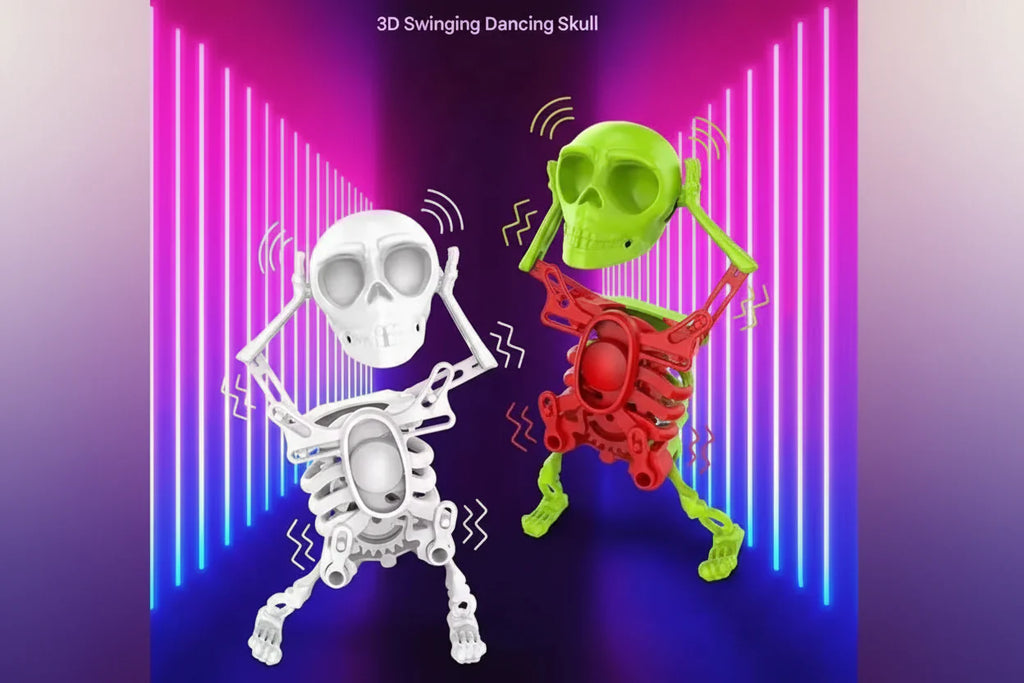 Dancing Skeleton Toy Limited Edition 3D Print