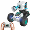 RC Stunt Car with Voice Control, Photo & Video Function – Dual Mode 360° Rotating Car with Lights & Big Tires