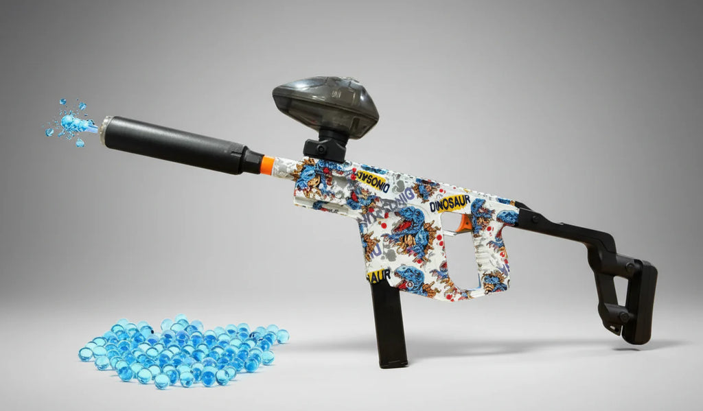 K10 Automatic Small Balls Blaster Electric Water Gun with Sensor LED Suppressor Rechargeable Style Toy Gun for Adults