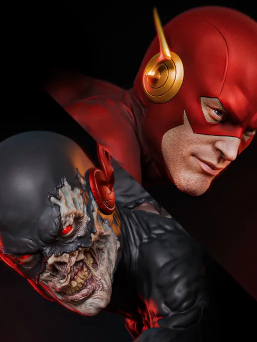 The Flash vs Reverse-Flash – 1/6 Scale Resin by Tibs 3D Studio – Premium Collector Edition