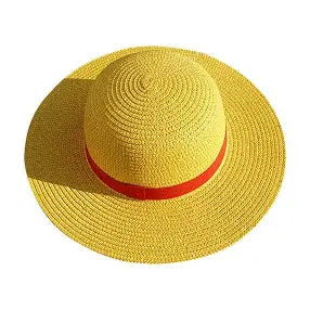 One Piece Luffy Yellow Hat Unisex Adult Size